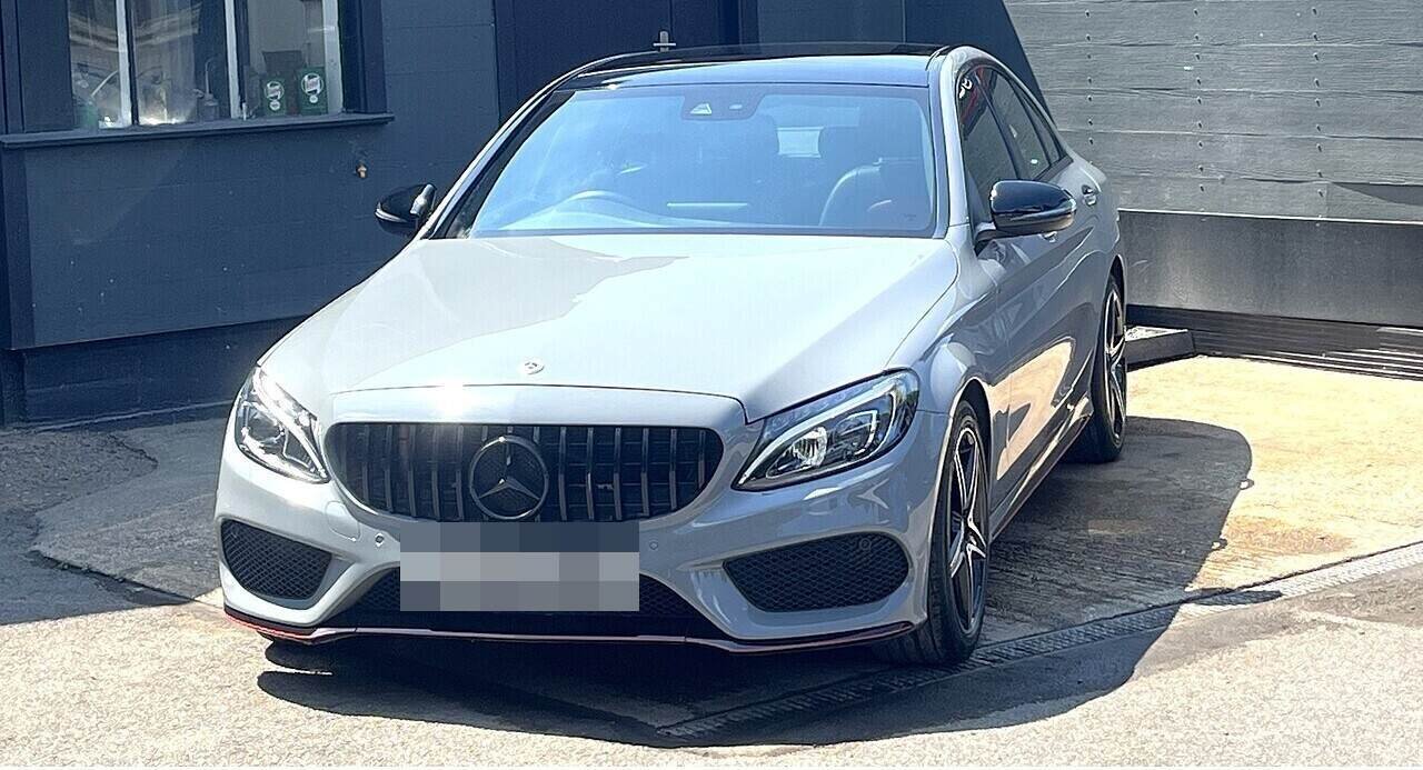 Cambrian Grey Mercedes-Benz C200d saloon